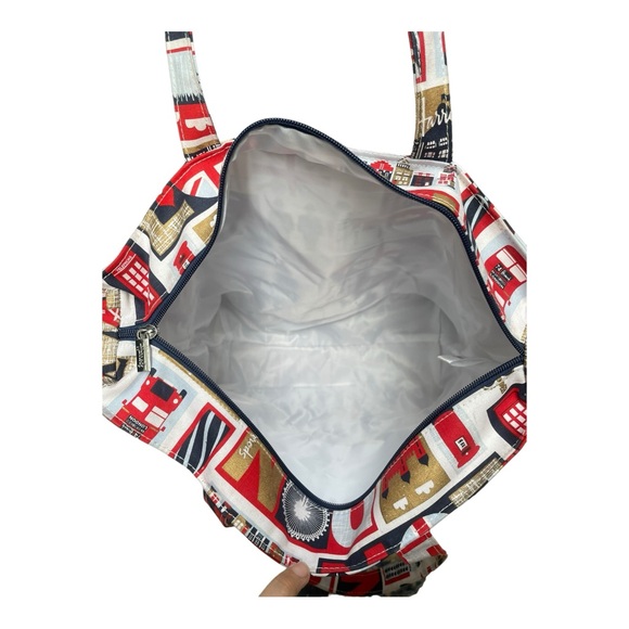 Harrods Iconic London Shoulder Bag Tote Canvas Large England UK Queens Guards - Picture 4 of 11